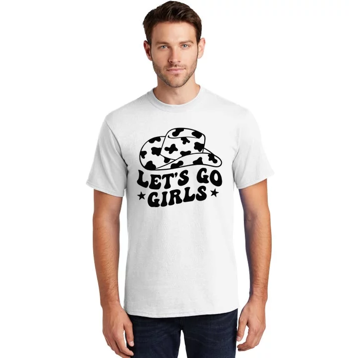 Let's Go Cow Western Gifts For Tall T-Shirt