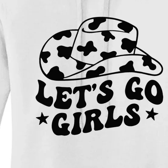 Let's Go Cow Western Gifts For Women's Pullover Hoodie