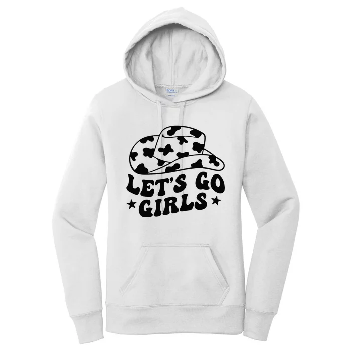 Let's Go Cow Western Gifts For Women's Pullover Hoodie