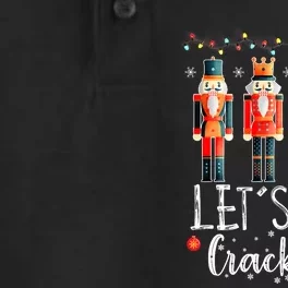 Lets Get Cracking Christmas Nutcracker Ballet Dry Zone Grid Performance Polo