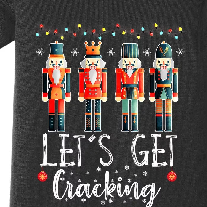 Lets Get Cracking Christmas Nutcracker Ballet Baby Bodysuit