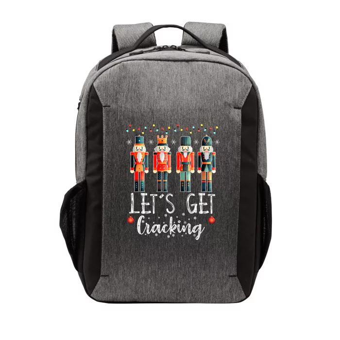 Lets Get Cracking Christmas Nutcracker Ballet Vector Backpack