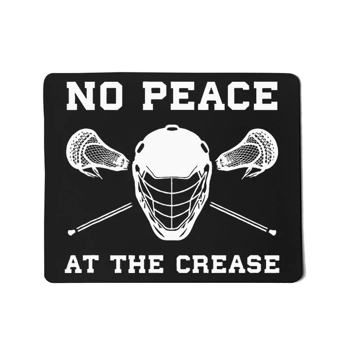 Lacrosse Goalie Crease Funny Lax Mousepad