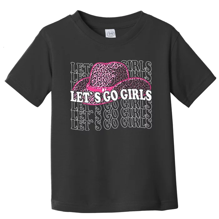 Let´s Go Country Southern Western Leopard Cow Toddler T-Shirt