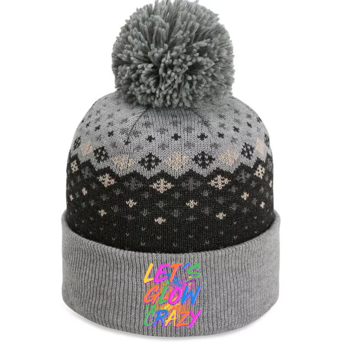 Let's Glow Crazy The Baniff Cuffed Pom Beanie