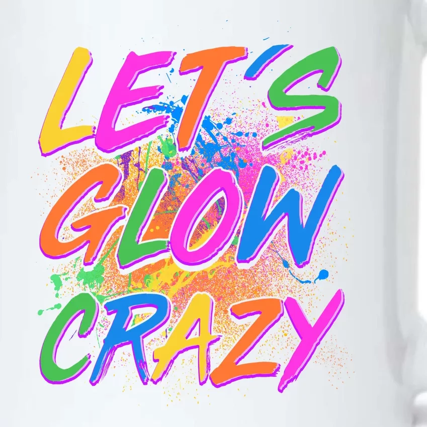 Let's Glow Crazy Black Color Changing Mug