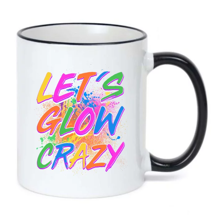 Let's Glow Crazy Black Color Changing Mug