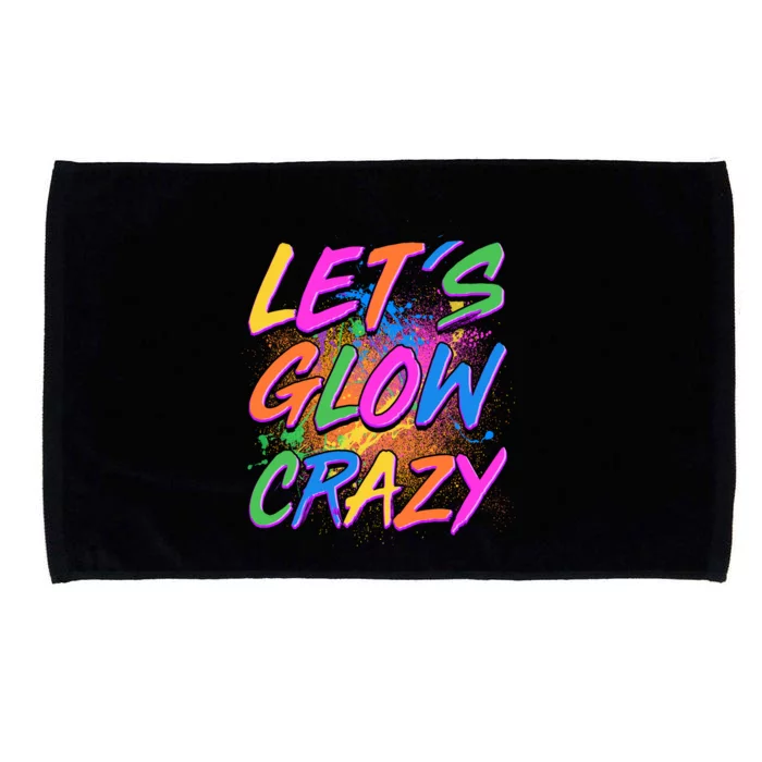 Let's Glow Crazy Microfiber Hand Towel