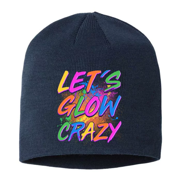 Let's Glow Crazy 8 1/2in Sustainable Knit Beanie