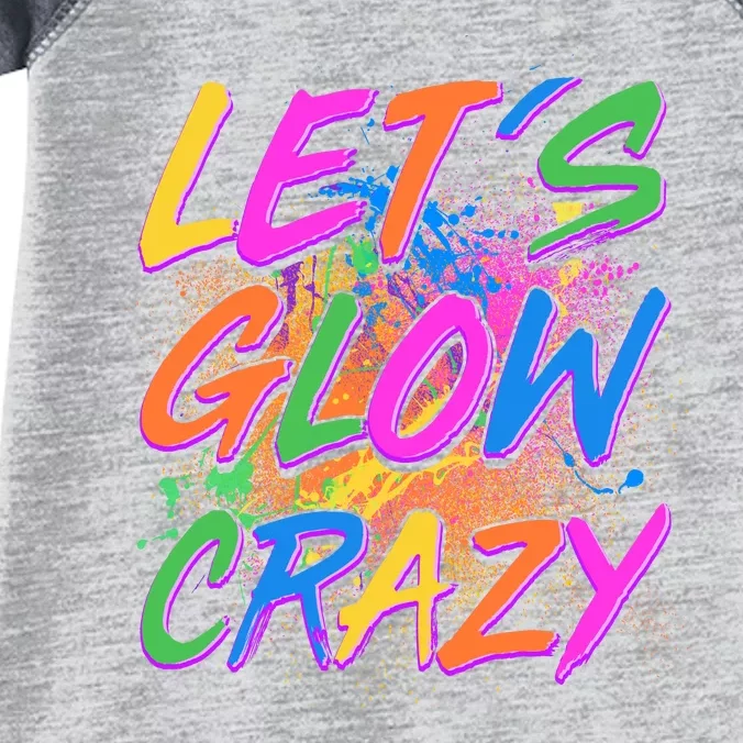 Let's Glow Crazy Infant Baby Jersey Bodysuit