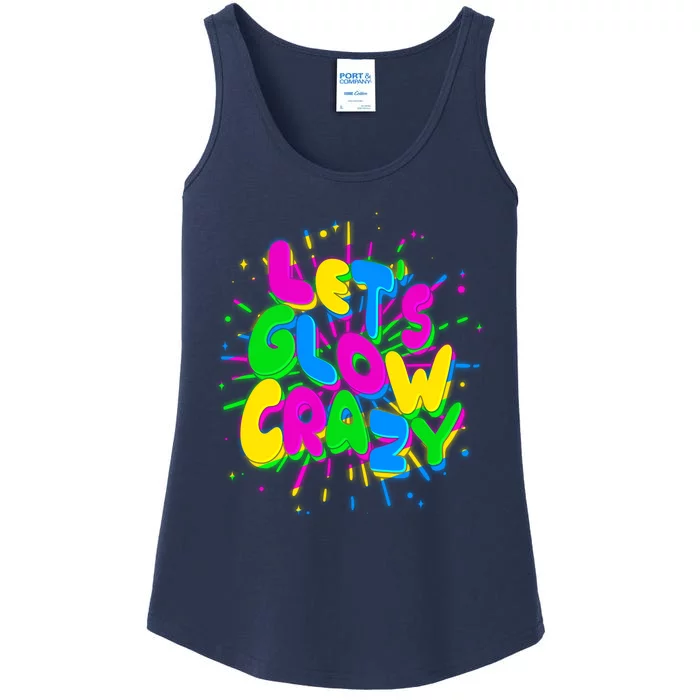 Lets Glow Crazy Ladies Essential Tank