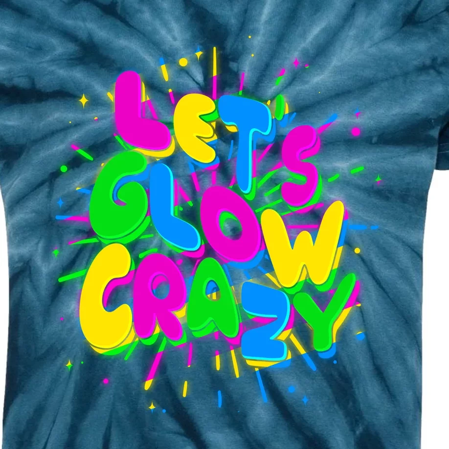 Lets Glow Crazy Kids Tie-Dye T-Shirt