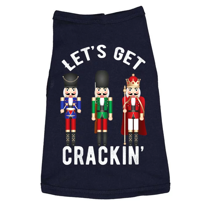 Let's Get Cracking Christmas Nutcracker Ballet Festive Gift Doggie Tank