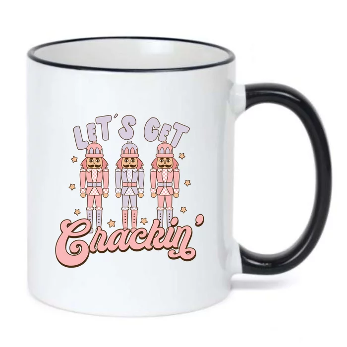 LetS Get Cracking Christmas Nutcracker Ballet Festive Gift Black Color Changing Mug