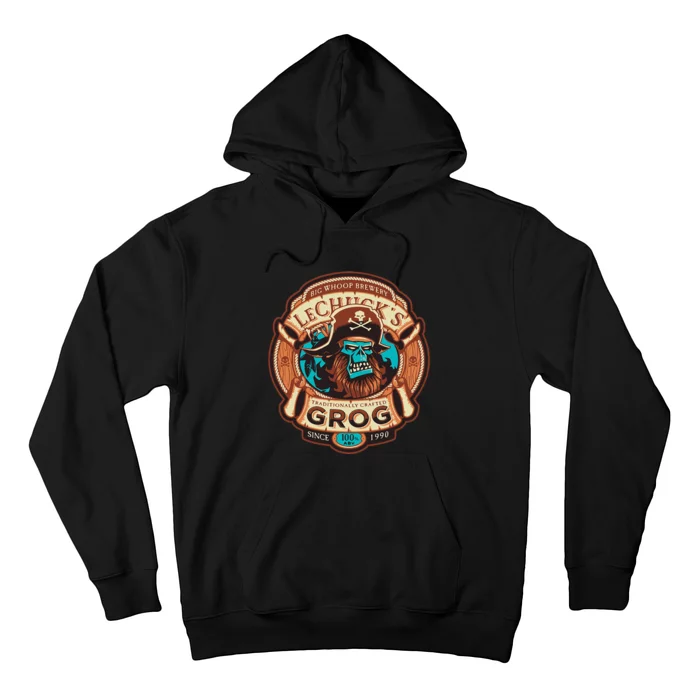 Lechuckss Grog Craftt Beer Monkey Islands Hoodie