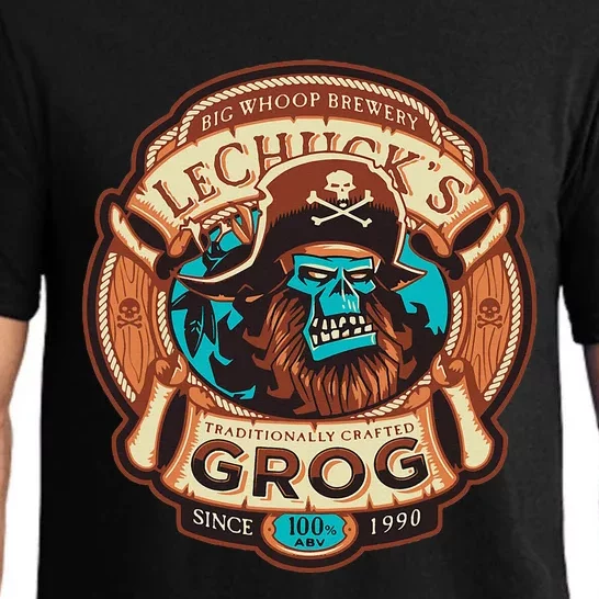 Lechuckss Grog Craftt Beer Monkey Islands Pajama Set