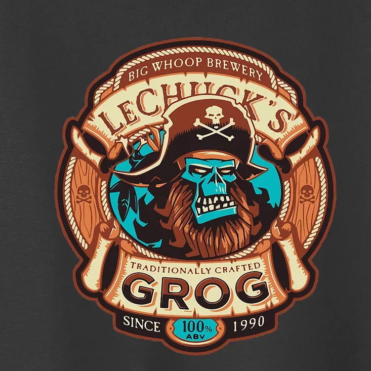 Lechuckss Grog Craftt Beer Monkey Islands Toddler T-Shirt