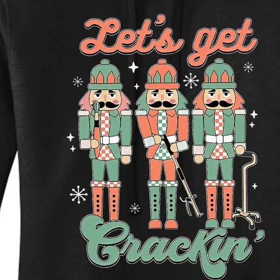 Lets Get Cracking Slp Christmas SLP OT PT Nutcracker Women's Pullover Hoodie