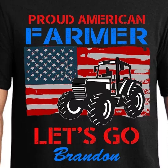 Let's Go Conservative US Flag Proud American Farmer Brandon Pajama Set