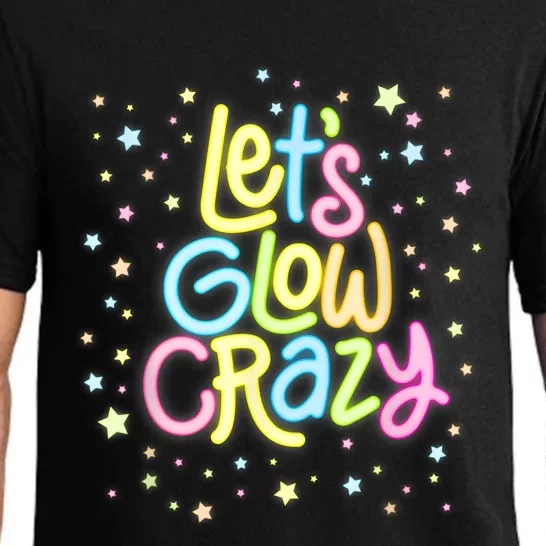 Lets Glow Crazy In Bright Colors Dance Wear 80s And 90s Pajama Set