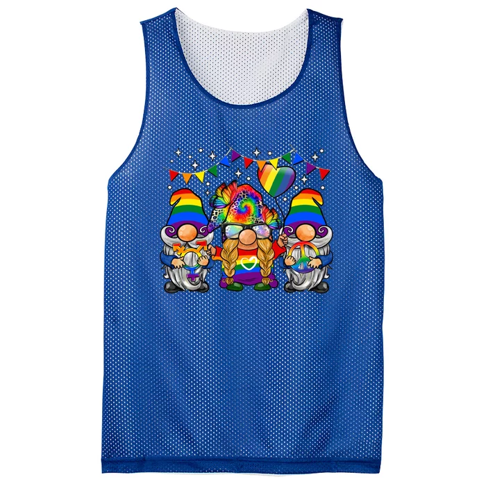 Lgbtq Gnomes Colorful Gnomes Pride Love Rainbow Pride Funny Gift Mesh Reversible Basketball Jersey Tank