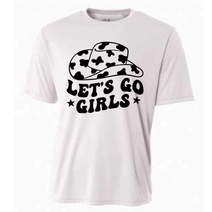 Let's Go Cowgirl Western Gifts For Women Cooling Performance Crew T-Shirt