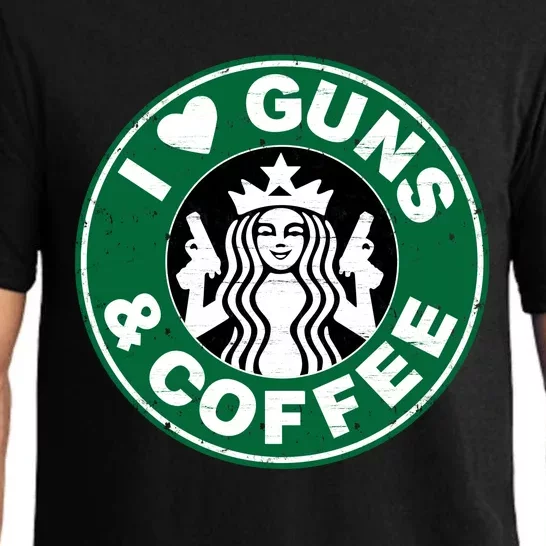 Love Guns Coffee Pajama Set