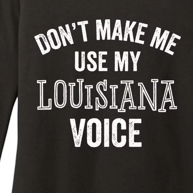 Louisiana Gift Cajun Southern Accent Womens CVC Long Sleeve Shirt