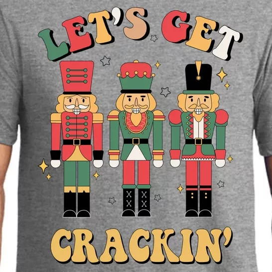 Lets Get Crackin Funny Christmas Pajama Set