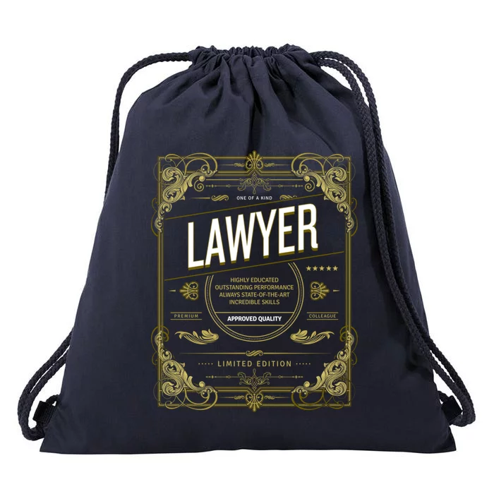 Lawyer Gift Cute Gift Drawstring Bag