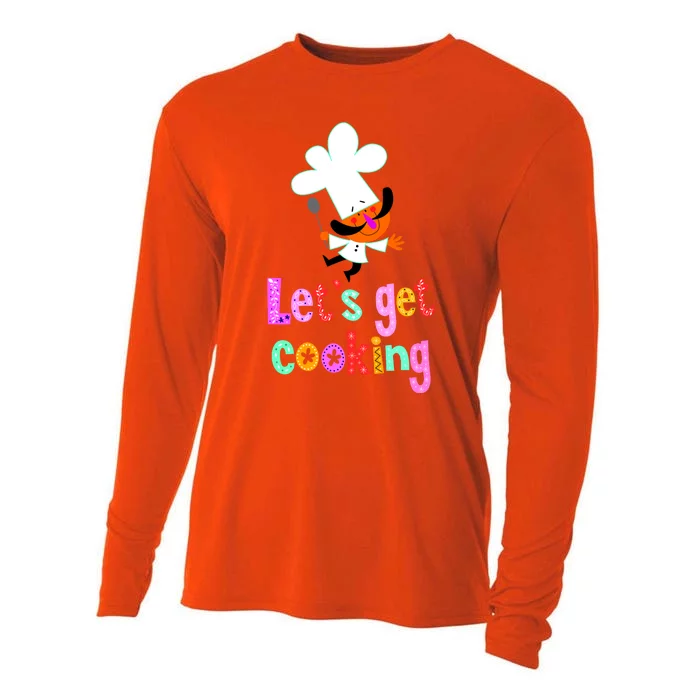 Lets Get Cooking Cooling Performance Long Sleeve Crew