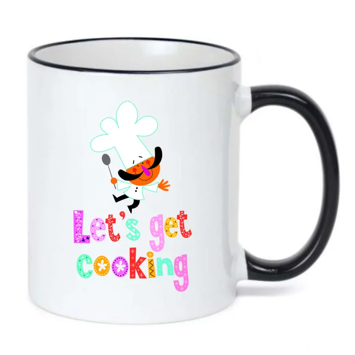 Lets Get Cooking Black Color Changing Mug