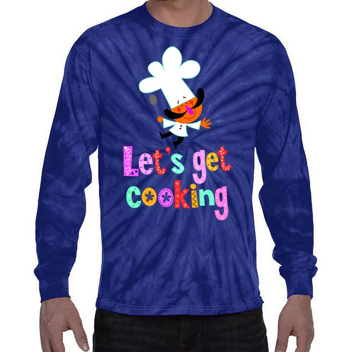 Lets Get Cooking Tie-Dye Long Sleeve Shirt