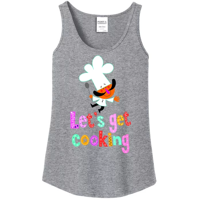 Lets Get Cooking Ladies Essential Tank