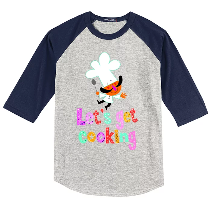 Lets Get Cooking Kids Colorblock Raglan Jersey