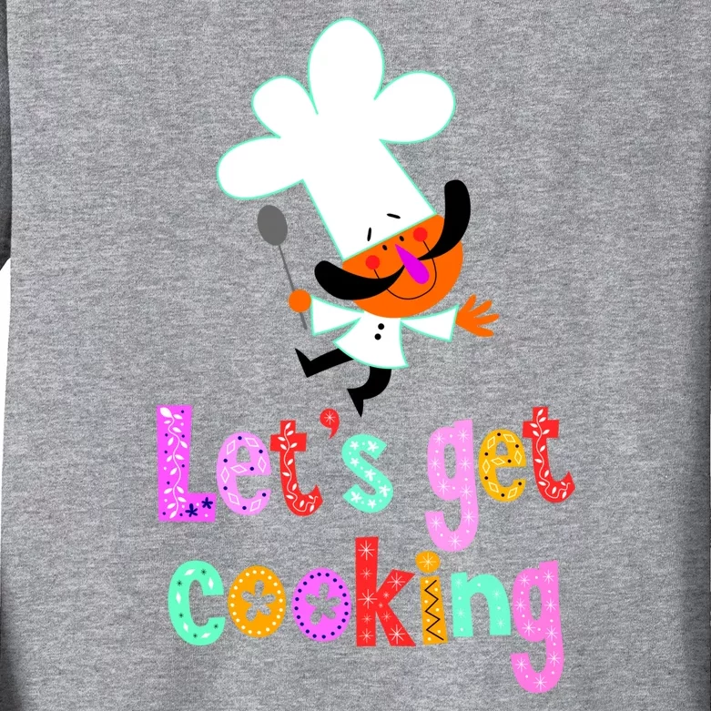 Lets Get Cooking Kids Long Sleeve Shirt