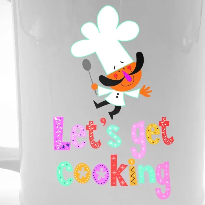 Lets Get Cooking Front & Back Beer Stein