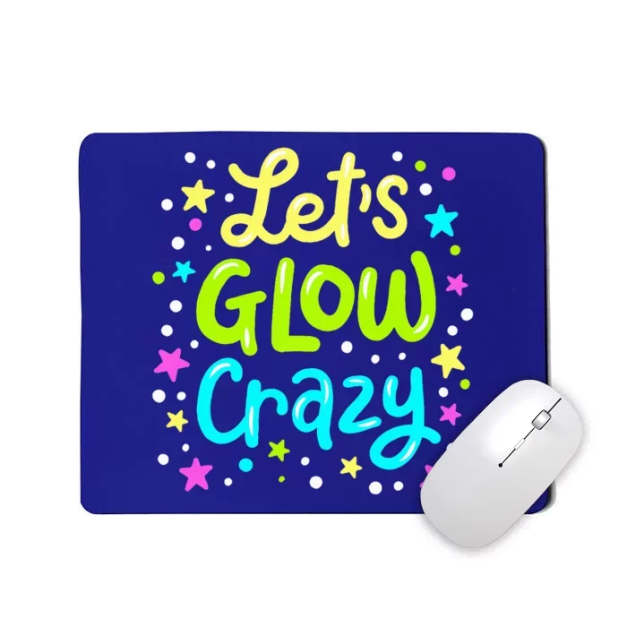 Lets Go Crazy 80s Party Outfit Retro 1980s 80s Lover Mousepad