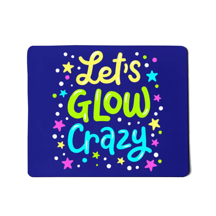 Lets Go Crazy 80s Party Outfit Retro 1980s 80s Lover Mousepad