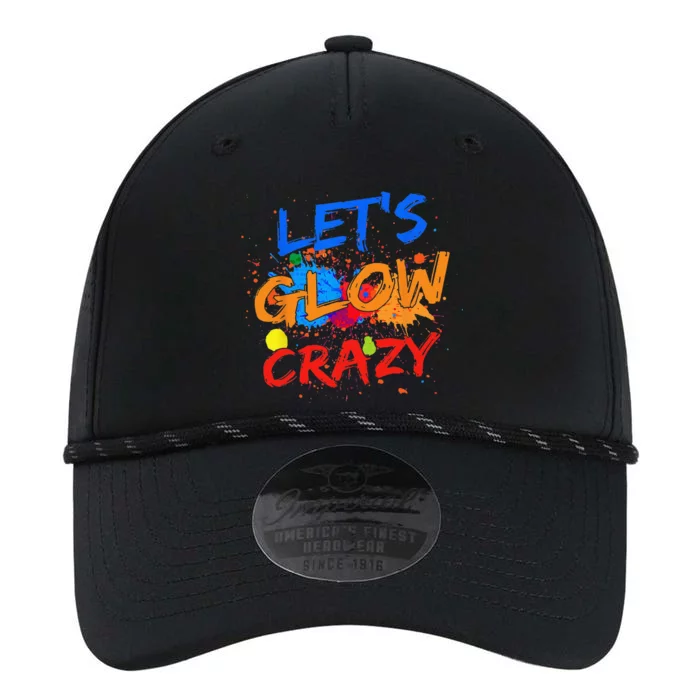 Let's Glow Crazy Glow Party 80s Retro Costume Party Lover Performance The Dyno Cap