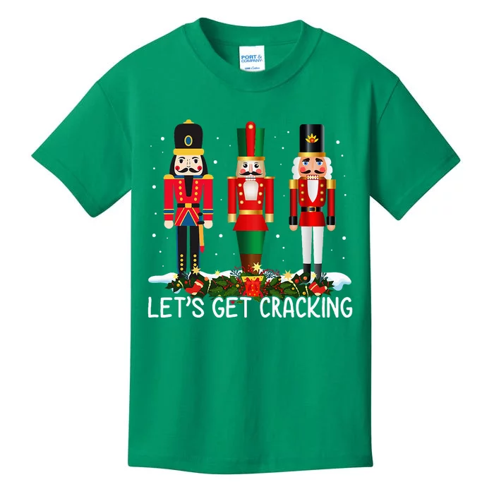 LetS Get Cracking Christmas Nutcracker Ballet Kids T-Shirt