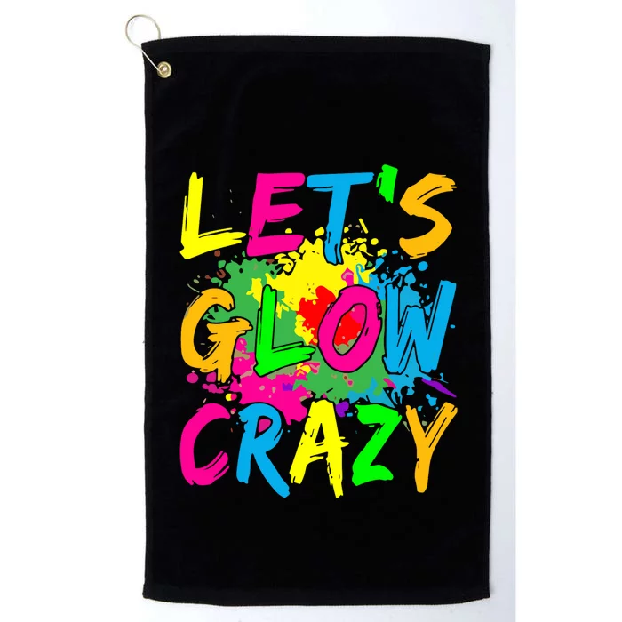 LetS Glo Crazy Outfit Retro Colorful Party Platinum Collection Golf Towel