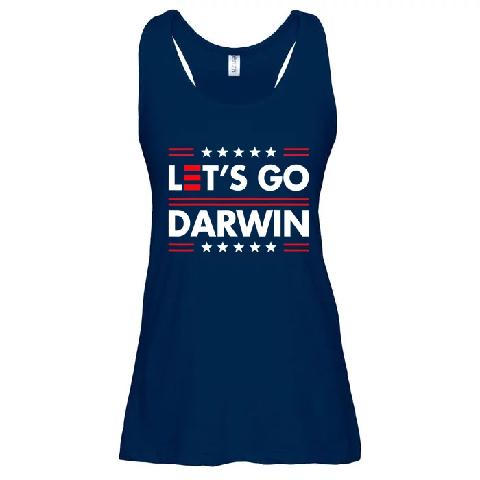 Let's Go Darwin Sarcastic Natural Selection Ladies Essential Flowy Tank