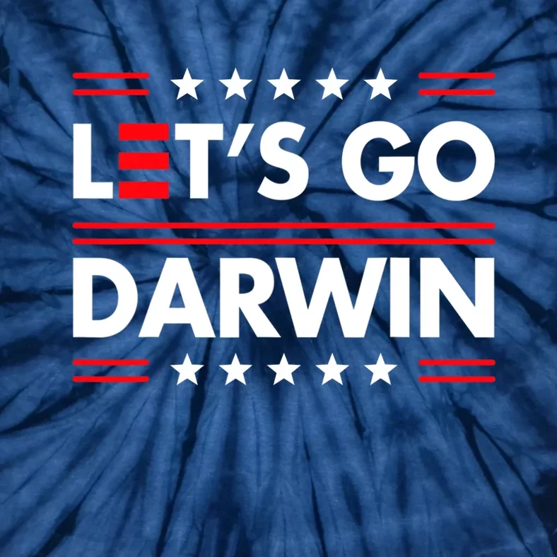 Let's Go Darwin Sarcastic Natural Selection Tie-Dye T-Shirt