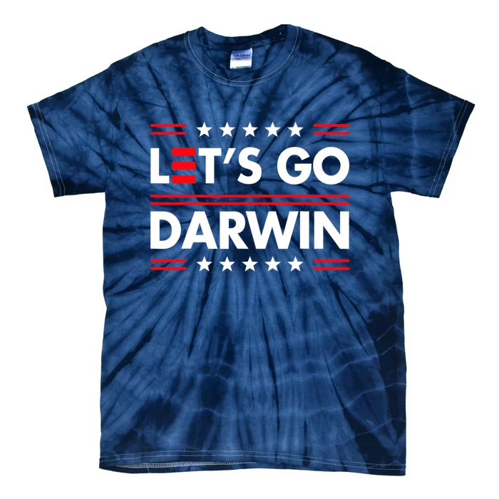 Let's Go Darwin Sarcastic Natural Selection Tie-Dye T-Shirt