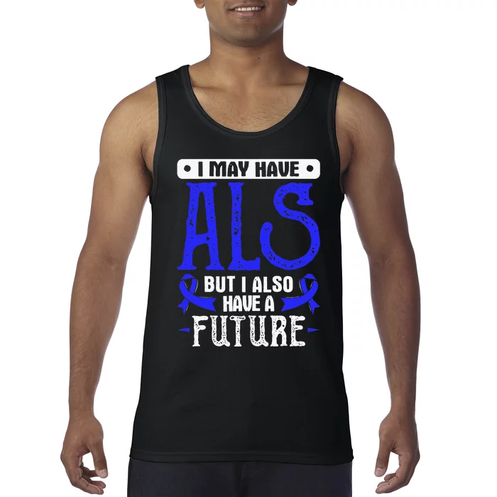 Lou Gehrig's Disease Awareness ALS Tank Top