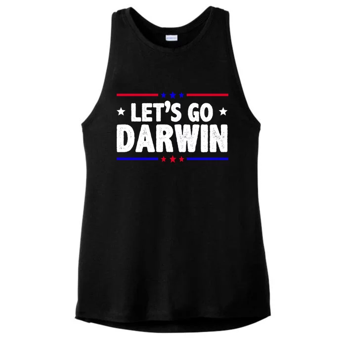 Lets Go Darwin Ladies Tri-Blend Wicking Tank