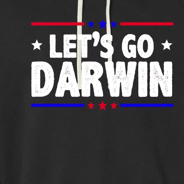 Lets Go Darwin Garment-Dyed Fleece Hoodie