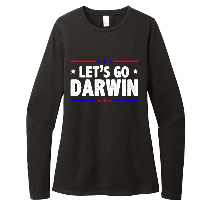 Lets Go Darwin Womens CVC Long Sleeve Shirt