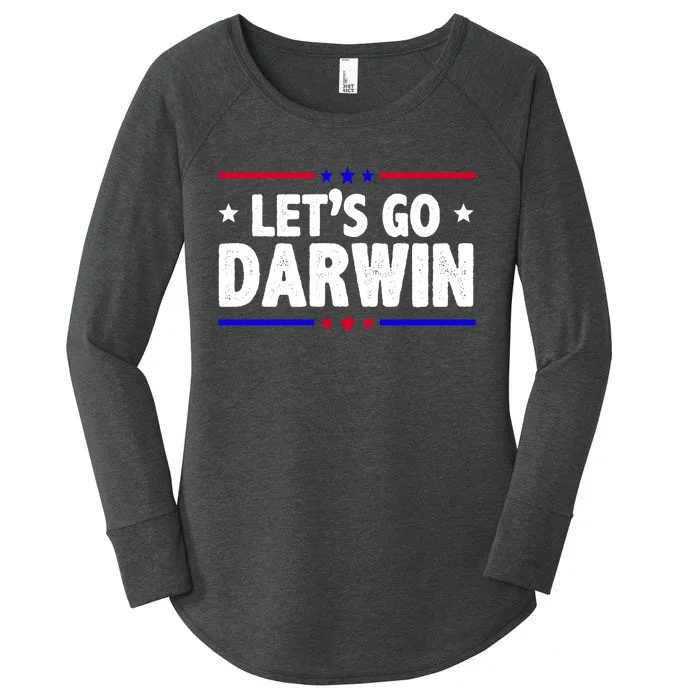 Lets Go Darwin Women's Perfect Tri Tunic Long Sleeve Shirt